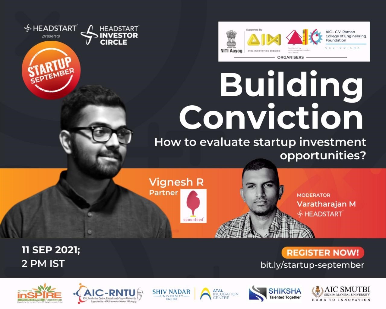 StartUp on “Building Conviction – How to Elevate Startup Investment Opportunities”