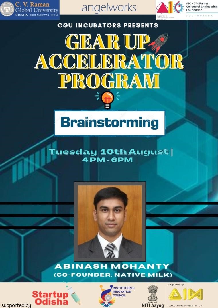 GEAR UP  ACCELERATOR PROGRAM On  “Brainstroming”