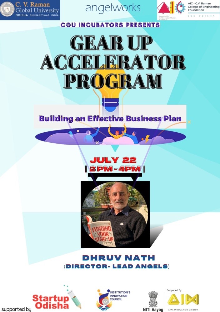 Gear up Accelerator Program On “Building an Effective Business Plan”