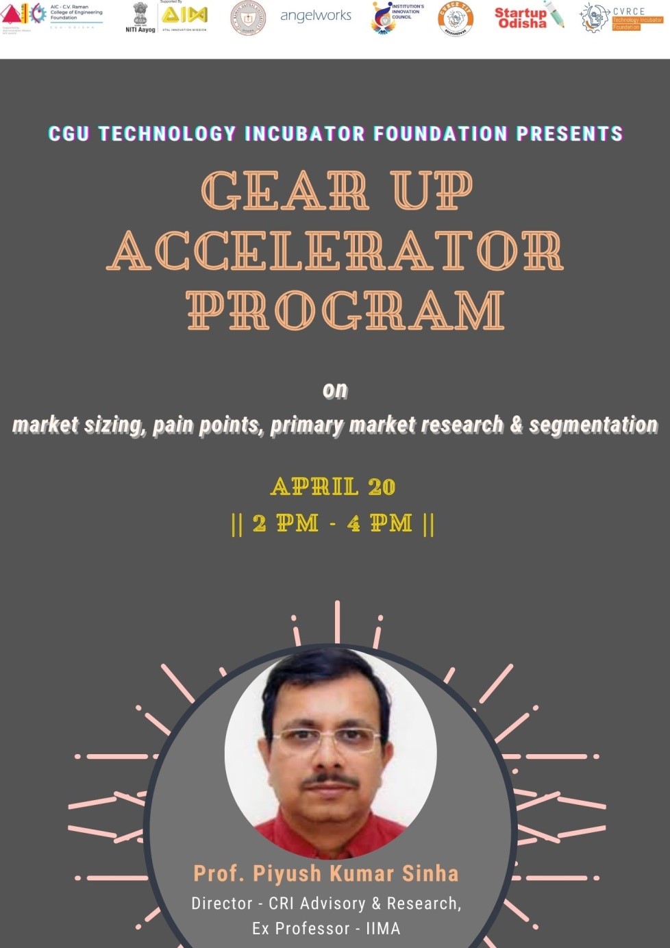 Gear up Accelerator Program On “Sizing of the market, Pain Points, Primary Market Research & Segmentation”